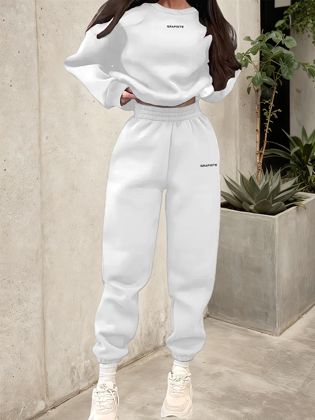 🌸GrapHite Comfortabele tweedelig Joggingpak